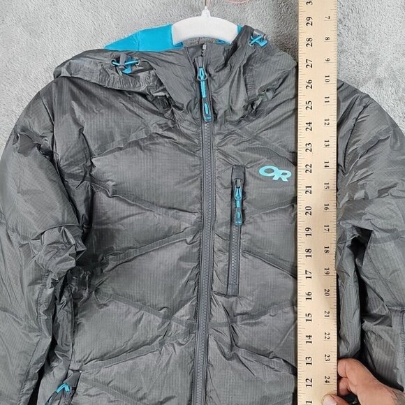 Outdoor Research Down Parka Jacket Womens XS Pertex Shield Waterproof Insulated - Picture 6 of 10